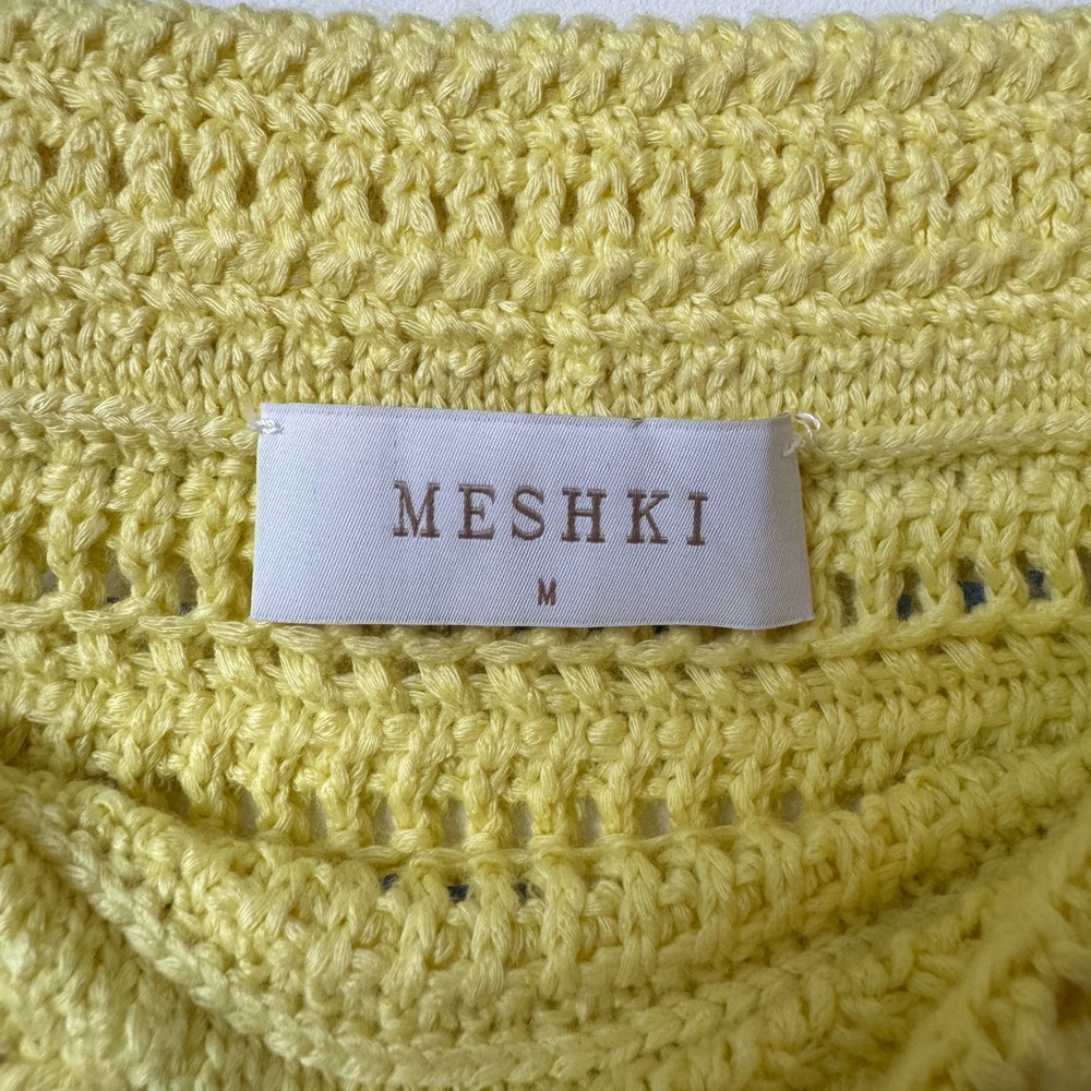Meshki Irie Embellished Skirt in Lemon - Size M - Picture 8 of 11
